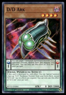 D/D Ark 1st Edition Rise of the Duelist #ROTD-EN084