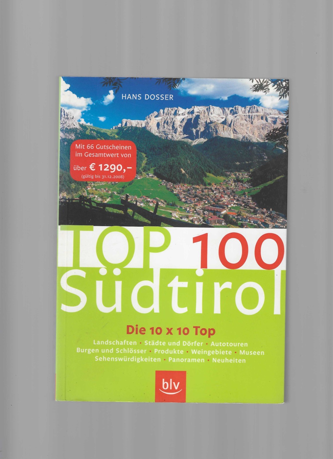 Hans Dosser  TOP10  Reiseführer Südtirol