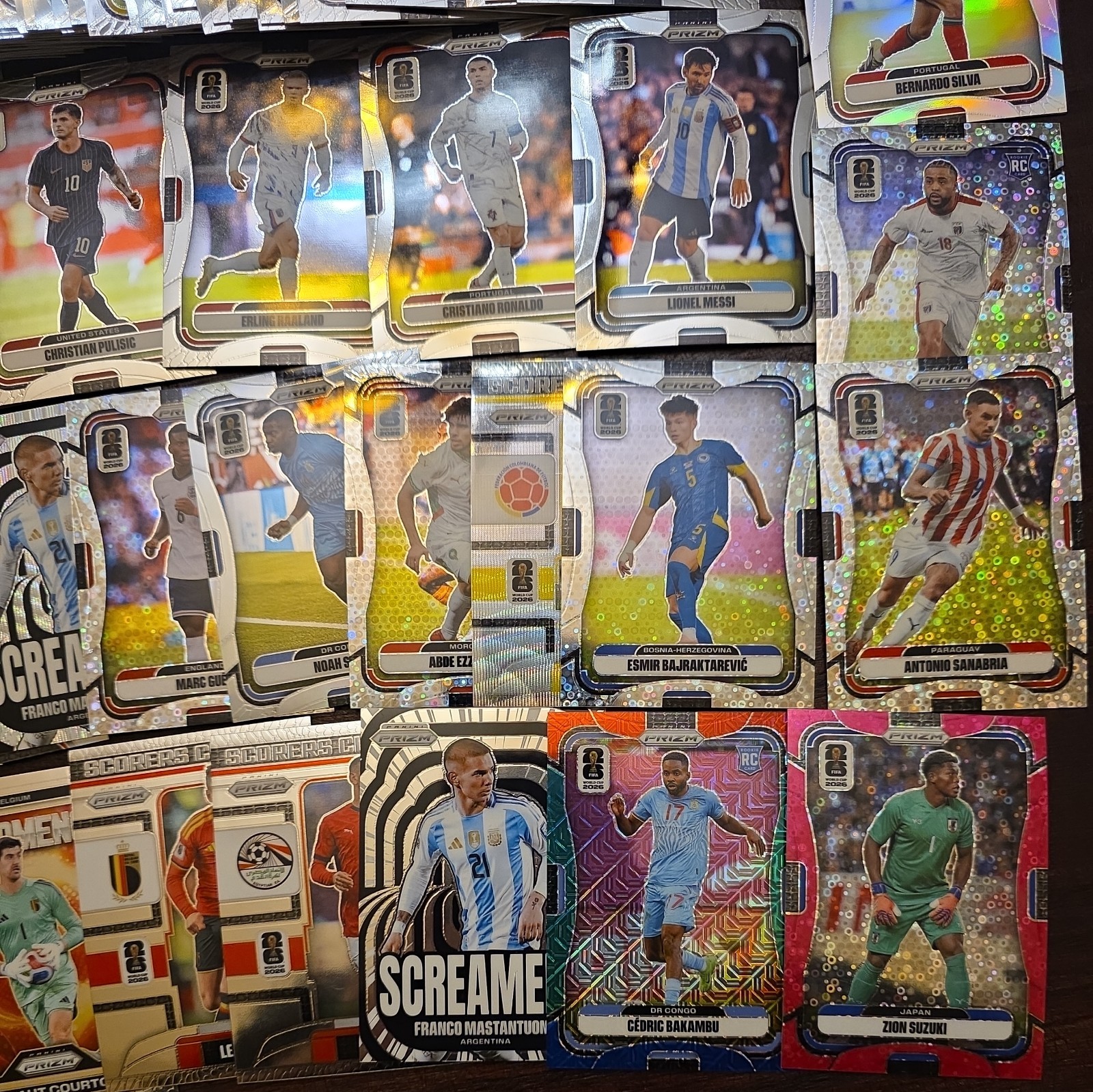 2025-26 Panini Prizm FIFA World Cup Soccer Huge Lot Messi, Ronaldo, Haaland, Etc view 13