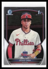 2023 Bowman Chrome Prospects #BCP-164 Jesus Caba Philadelphia Phillies RC 1st 3