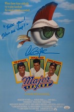 Charlie Sheen Signed 12x18 Major League "F* you Blow me Ump!"  JSA Only 2 Left!