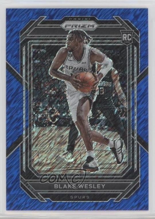 2022-23 Panini Prizm FOTL FOTL Blue Shimmer Prizm 13/35 Blake Wesley #264 16qs