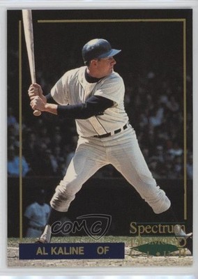 1993 Spectrum Promos Al Kaline (Vertical Back) HOF 0j06