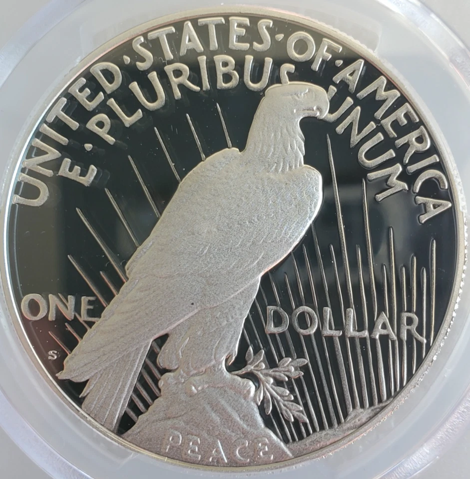 2025-S FIRST STRIKE Proof Peace Silver Dollar PCGS PR70DCAM - Image 4 of 4