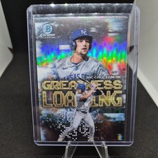 2025 Bowman Jac Caglianone Greatness Loading #GL-21 Royals HOLO refractor