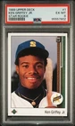 1989 UPPER DECK #1 KEN GRIFFEY JR. STAR ROOKIE PSA 6