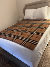 Burberrys, Lambswool, Plaid, Throw/Blanket, M...