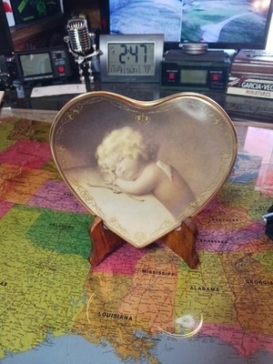  1996 Bradford Exchange Bessie Pease Gutmann Heart Shape Ltd Ed Plates 