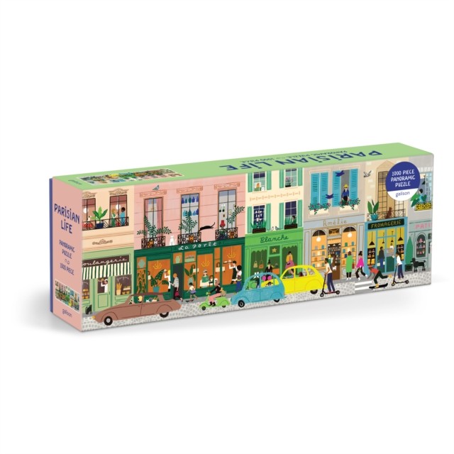 Parisian Life 1000 Piece Panoramic Puzzle by Galison (Jigsaw)