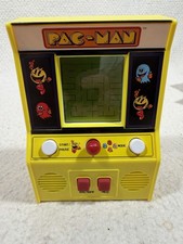 Basic Fun Pac Man Mini Tabletop Arcade Game LCD Tested Retro Gaming Nostalgia