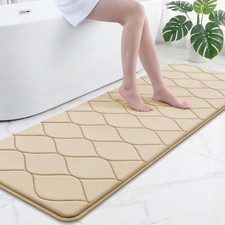 Memory Foam Bath Mat 70x24, Ultra Soft Absorbent Bathroom Rugs