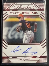 2024 Panini Flawless Baseball Jace Jung Future Ink On Card 15/20￼