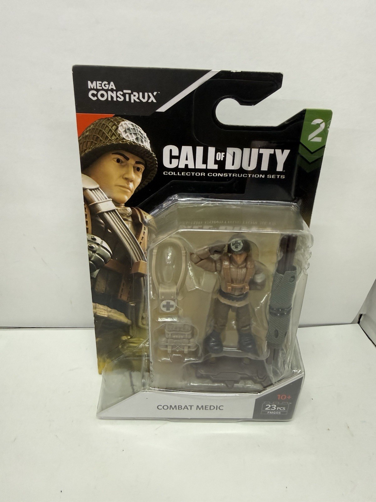 Call of Duty 2 MEGA Construx Combat Medic Figure FMG05 NIP COD