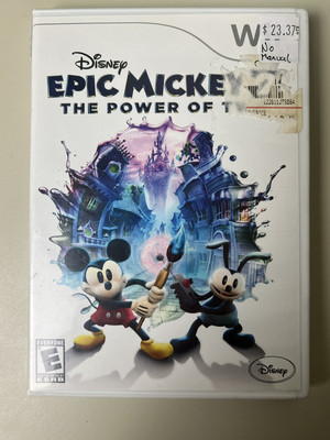 Disney Epic Mickey 2: The Power of Two (Nintendo Wii, 2012)