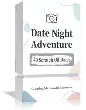 40 Fun Date Night Scratch Off Card Game Ideas, Romantic Wedding Anniversary C...