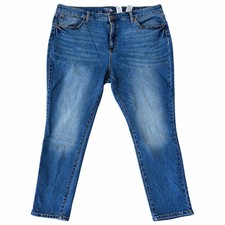 Time and Tru High Rise Women's Curvy Jeans Size 22 Blue