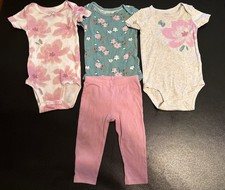 Body Carter's Child Of Mine bambina 6-9 M tre maniche corte, 1 paio di pantaloni
