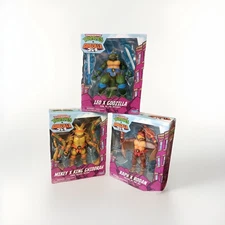 RARE 2025 TMNT x Godzilla Set Raphael Leonardo Michelangelo Figures