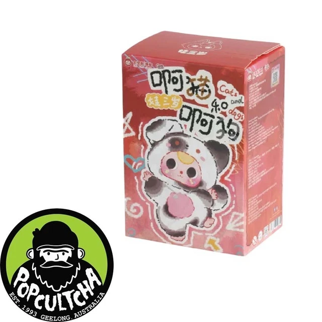 Baby Three - Cats and Dogs Blind Box Vinyl Plush Keychain (Single Unit) "New"