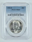 1968-D Kennedy Half Dollar MS65 PCGS Blue Label