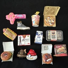 Mixed Lot of 13 ZURU Mega Gross Minis Turdy POOPY MAN Sushi BURGERS Pizza PU S 5