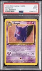 1999 POKEMON FOSSIL 1ST EDITION #20 GENGAR PSA 9