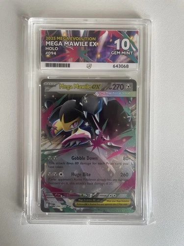 Mega Mawile EX Holo ACE GRADING 10