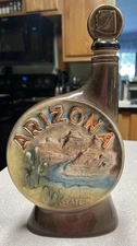 1968 “ARIZONA-THE GRAND CANYON STATE” Jim Beam Decanter 