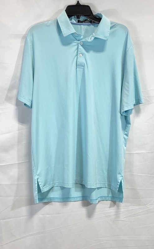RLX Ralph Lauren Men's Polo Shirt Light Blue Golf Performance Size L
