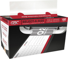 Select-A-Size Thermal Lamination Film, 3 Mil X 100' Laminating Roll for 9"  12"