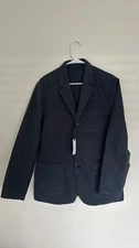 Taylor Stitch Navy Blazer The Foundation Sports Coat Cotton Blue Size 40 Mens