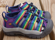 KEEN Little Kids Multi/Tillandsia/Purple Newport H2 Sandals Sz 8