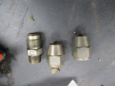 1933 1934 1935 Pierce Arrow 8 Cylinder Oil Fittings 3 Pieces