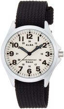 ALBA Quartz Mens Sports Watch Full Luminous Dial AQPK401 Japan Reliable