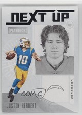 2020 Panini Playbook Next Up Justin Herbert #NU-3 1g37