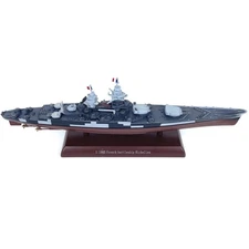 25cm 1/1000 French Battleship Richelieu Finished Alloy Model Gifts For Christmas