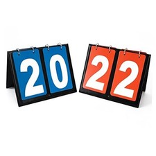Portable Table Top Scoreboard Flipper, Multi Sports Score Flip Style 2