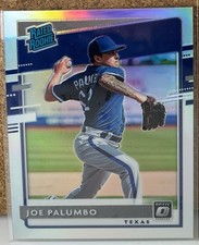 2020 Donruss Optic Holo Prizm Rated Rookie RC #85 Joe Palumbo Texas Rangers