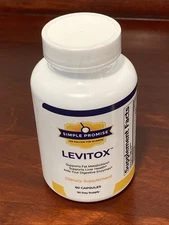 Levitox by Simple Promise for Digestion Metabolism Weight and Liver Health 60 ct
