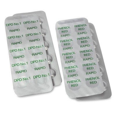200 Tabletten Rapid Chlor DPD 1 + pH Wert Phenol Red für Wassertester Pooltester
