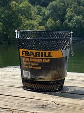 Frabill Torpedo Minnow Trap, Vinyl-Dipped Steel Mesh, 2-Piece Design