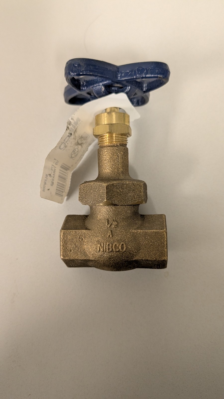 NIBCO T-275-B Bronze Globe Valve w/ Bronze Disc 1/2" NPT Ends 300-SWP / 600-WOG