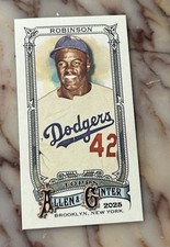 2025 Topps Allen & Ginter #31 Jackie Robinson Mini A&G Back Short Print Brooklyn