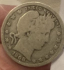 1908-D Barber Quarter 25C Silver Denver Mint Circulated Uncertified Ungraded