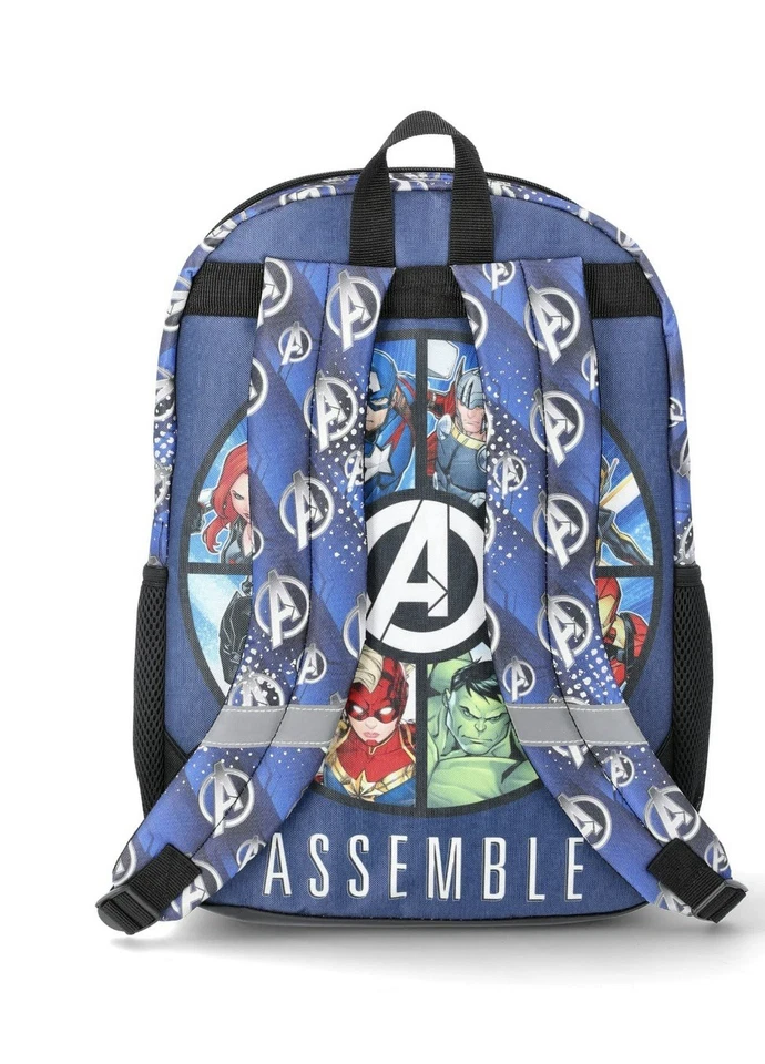 Mochila iluminada Marvel Avengers Boys 17", negra - llavero de goma, ENVÍO GRATUITO Foto 2 de 4
