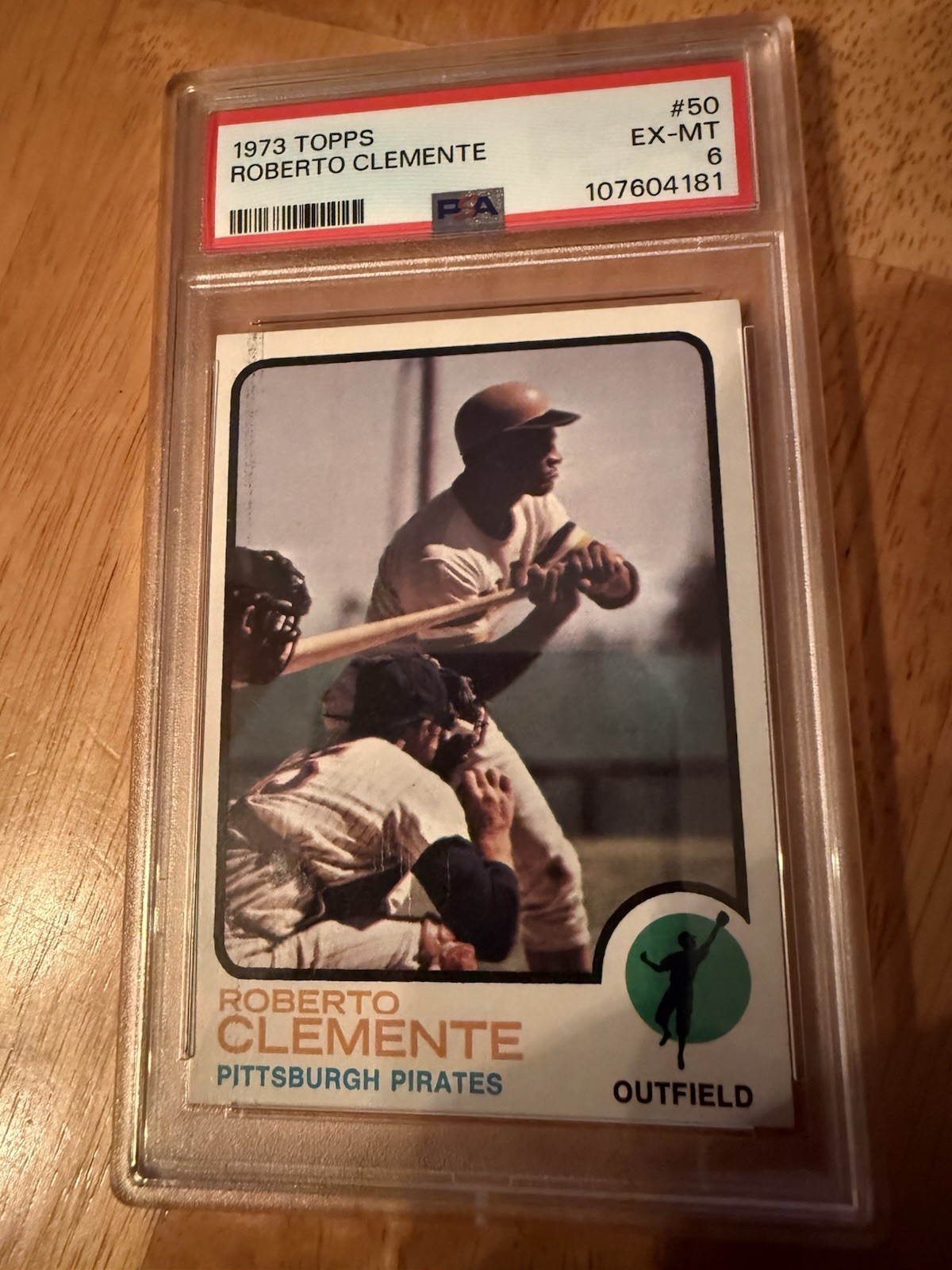 1973 Topps Roberto Clemente #50 PSA EX-MT 6 Pittsburgh Pirates Baseball