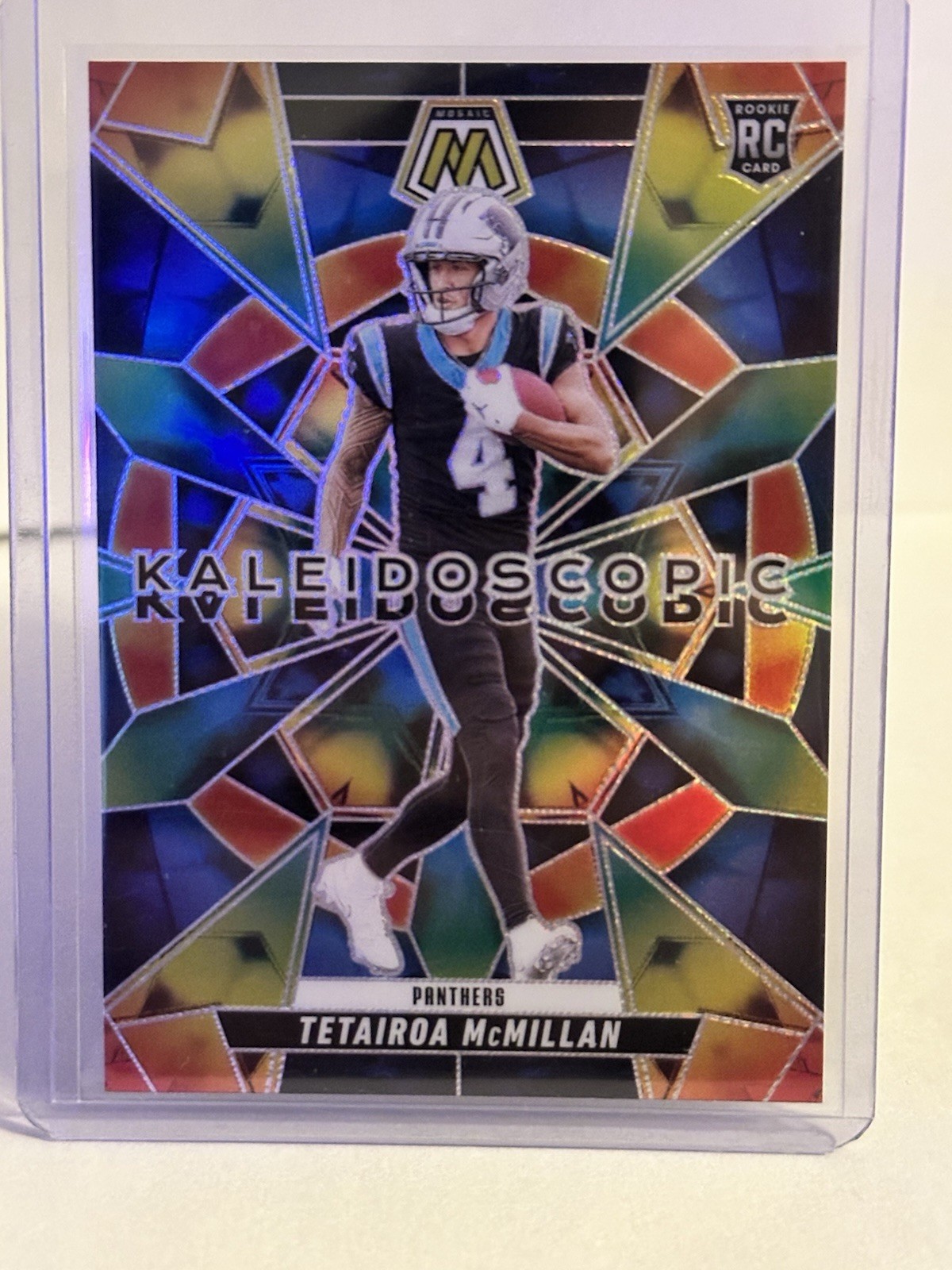 2025 Panini Mosaic Football Tetairoa McMillan (RC) Kaleidoscopic case hit