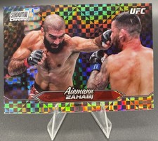 2025 Topps Stadium Club UFC Chrome Xfractor Checkerboard Aiemann Zahabi #C-115