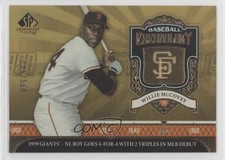 2006 SP Legendary Cuts Baseball Chronology /550 Willie McCovey #BC-WM HOF 1d87
