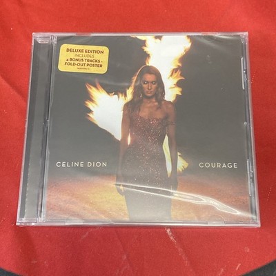 Celine Dion - Courage (CD + Poster, 2019)  For The Lover That I Lost  *SEALED*